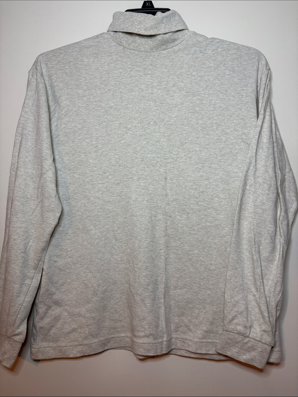 Men’s Y2K GAP turtleneck shirt top Small Beige oatmeal Cotton EUC
